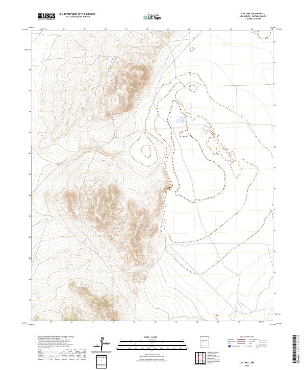 USGS Topographic Map – C-N Lake