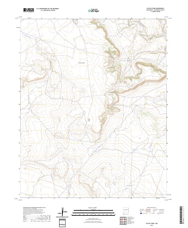 USGS Topographic Map – Cactus Tank