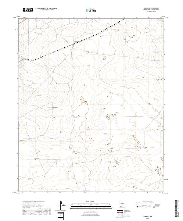 USGS Topographic Map – Campbell
