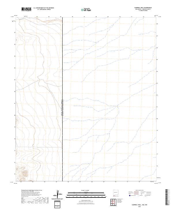 USGS Topographic Map – Campbell Well