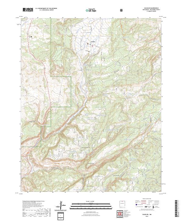 USGS Topographic Map – Canjilon