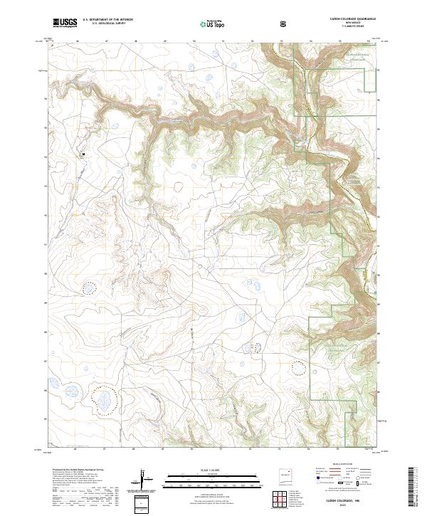 USGS Topographic Map – Canon Colorado