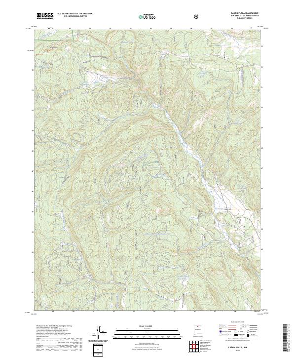 USGS Topographic Map – Canon Plaza
