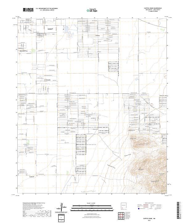 USGS Topographic Map – Capitol Dome