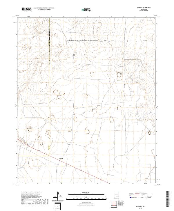 USGS Topographic Map – Caprock
