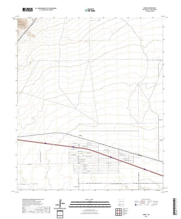 USGS Topographic Map – Carne