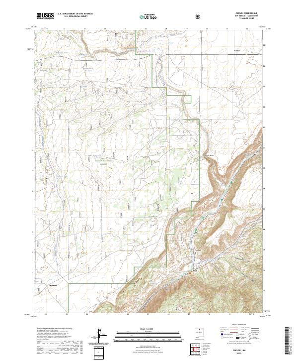 USGS Topographic Map – Carson