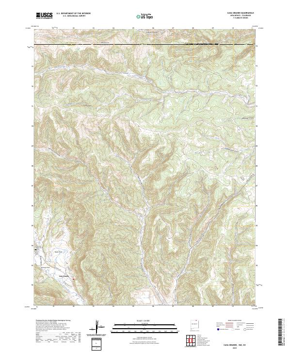 USGS Topographic Map – Casa Grande
