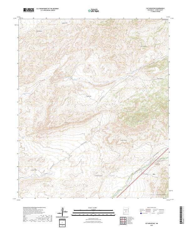USGS Topographic Map – Cat Mountain