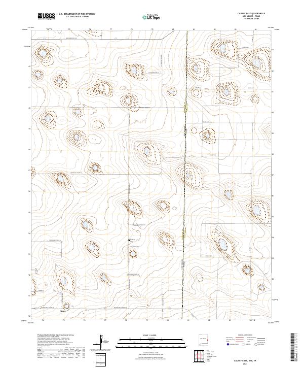 2023 Map of Causey East, 2023 Print