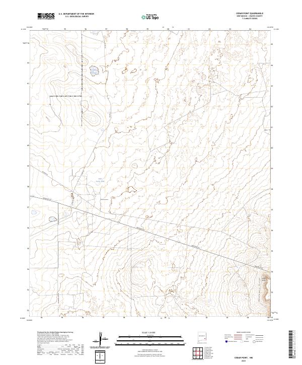 USGS Topographic Map – Cedar Point