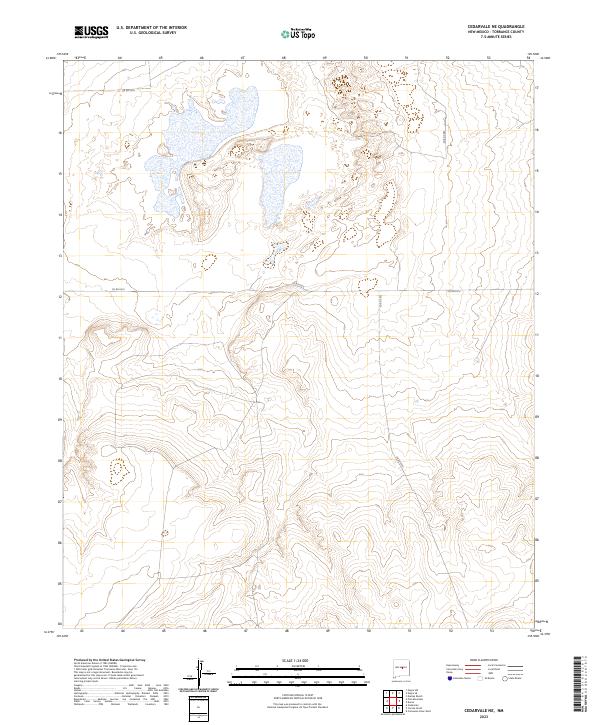 2023 Map of Cedarvale NE, 2023 Print