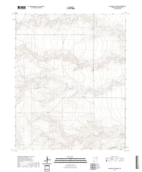 USGS Topographic Map – Centerville Corner