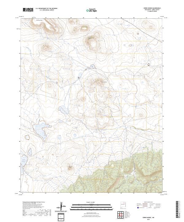 USGS Topographic Map – Cerro Negro