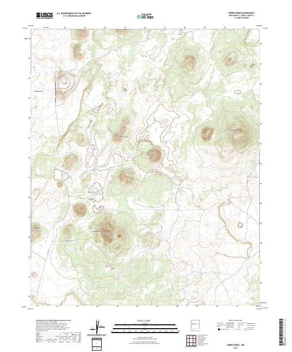 USGS Topographic Map – Cerro Pomo