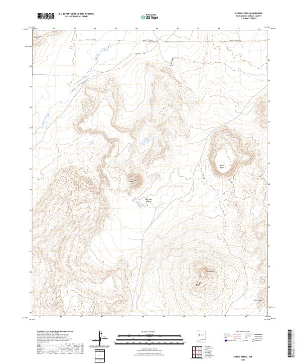 USGS Topographic Map – Cerro Verde