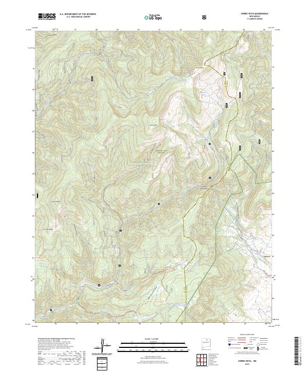 USGS Topographic Map – Cerro Vista