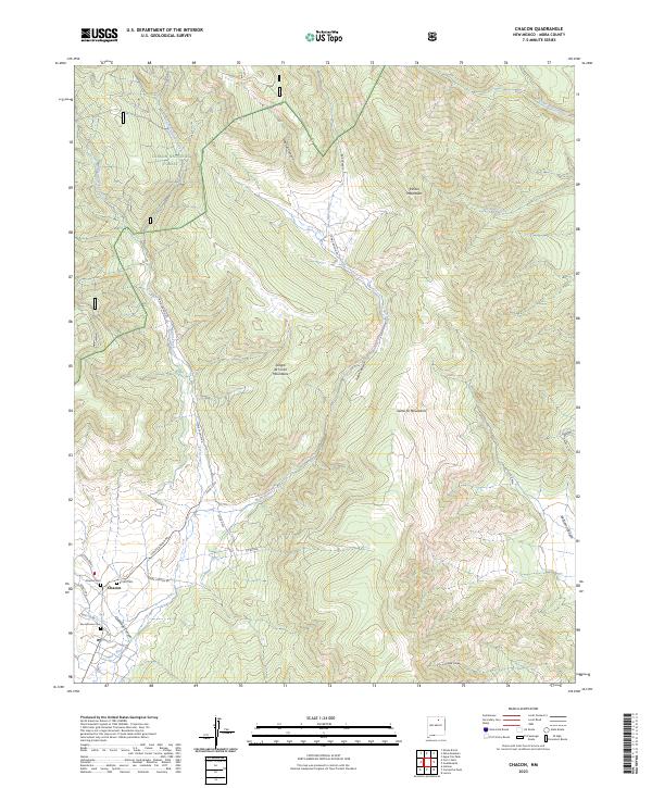 USGS Topographic Map – Chacon
