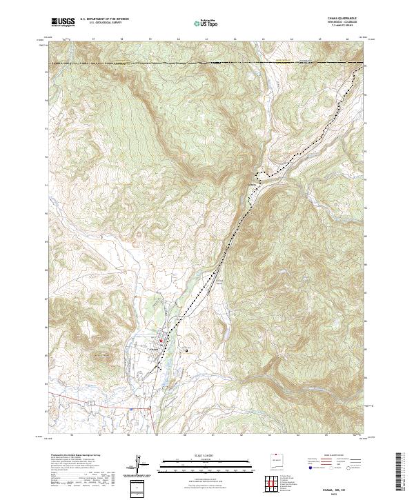 USGS Topographic Map – Chama