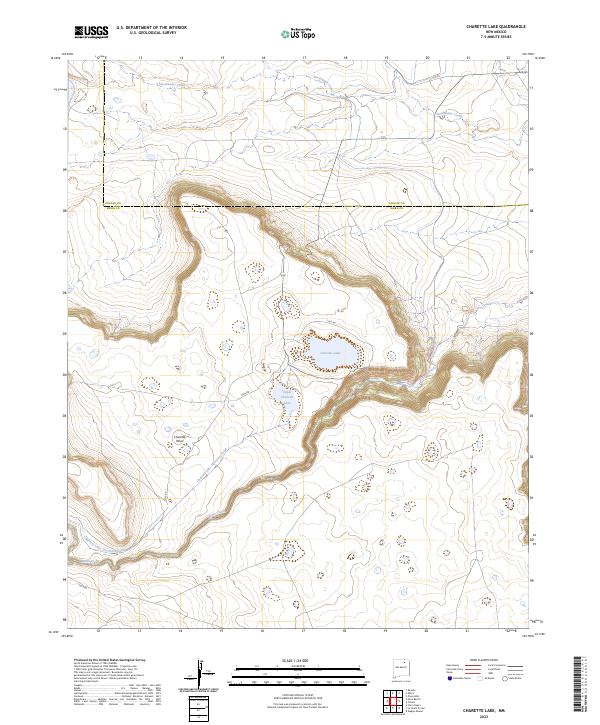 USGS Topographic Map – Charette Lake
