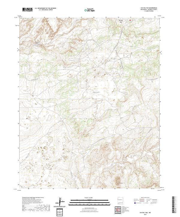 USGS Topographic Map – Chi Chil Tah