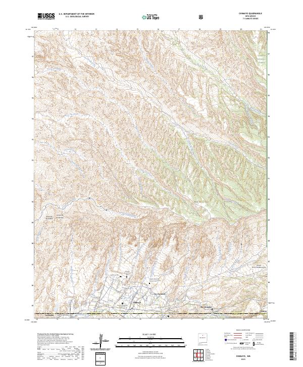 USGS Topographic Map – Chimayo