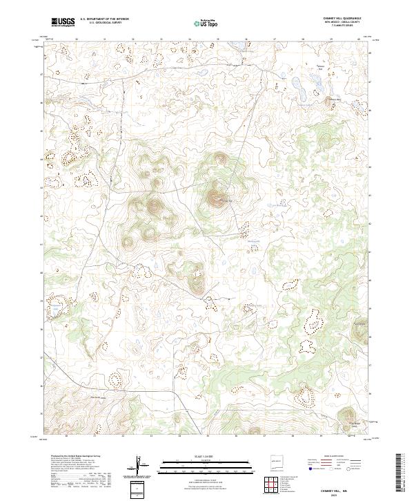 USGS Topographic Map – Chimney Hill