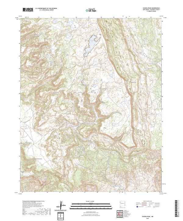 USGS Topographic Map – Chuska Peak