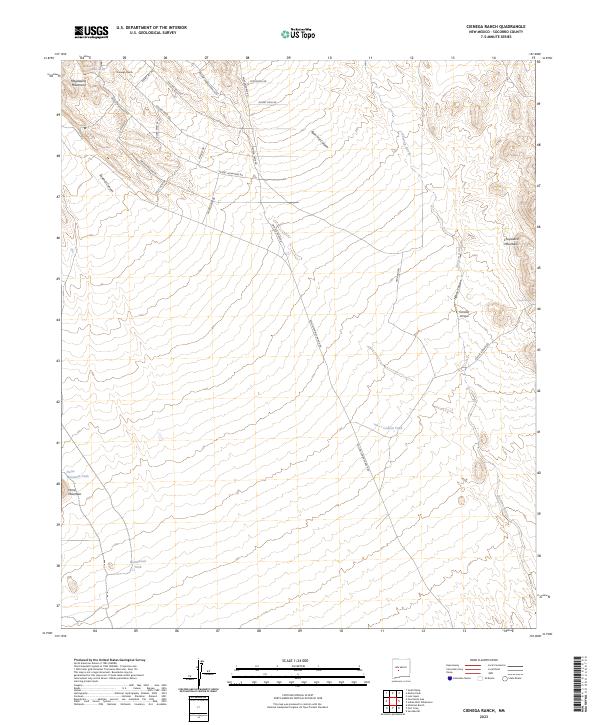 USGS Topographic Map – Cienega Ranch