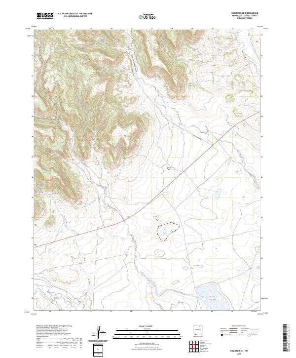 USGS Topographic Map – Cimarron SE