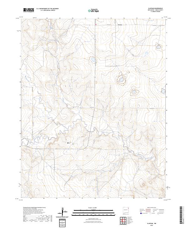 USGS Topographic Map – Clapham