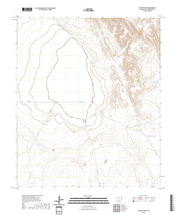 USGS Topographic Map – Cleones Tank