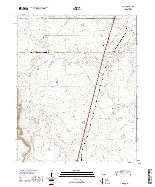 USGS Topographic Map – Colmor