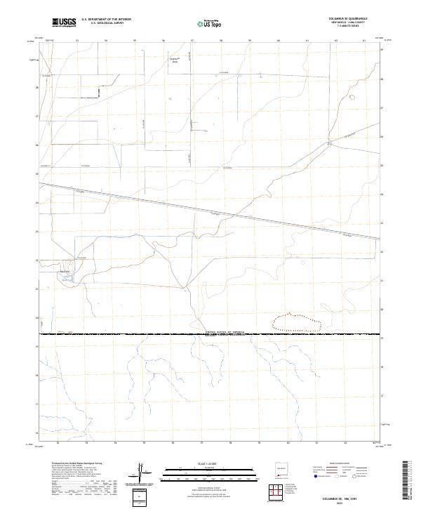 USGS Topographic Map – Columbus SE