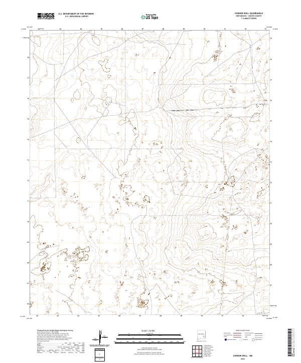 2023 Map of Connor Well, 2023 Print