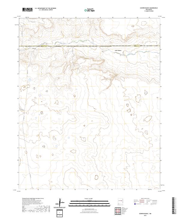 2023 Map of Cooper Ranch, 2023 Print