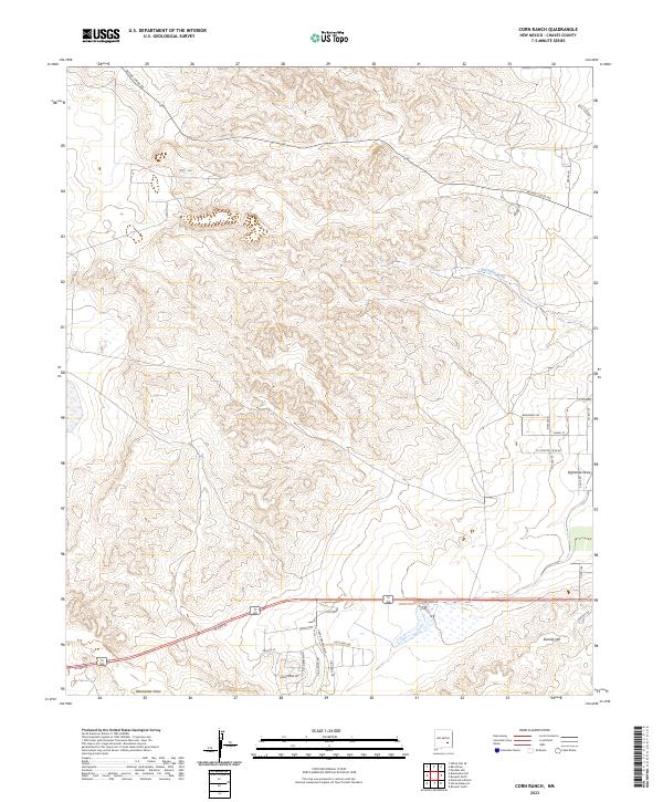 2023 Map of Corn Ranch, 2023 Print