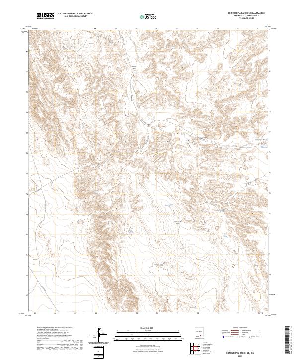 USGS Topographic Map – Cornucopia Ranch SE
