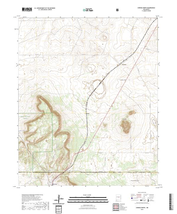 USGS Topographic Map – Corona North