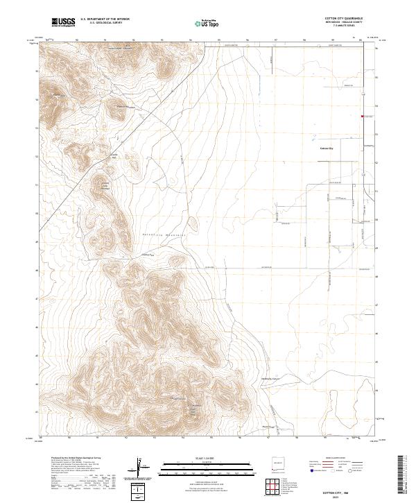 USGS Topographic Map – Cotton City