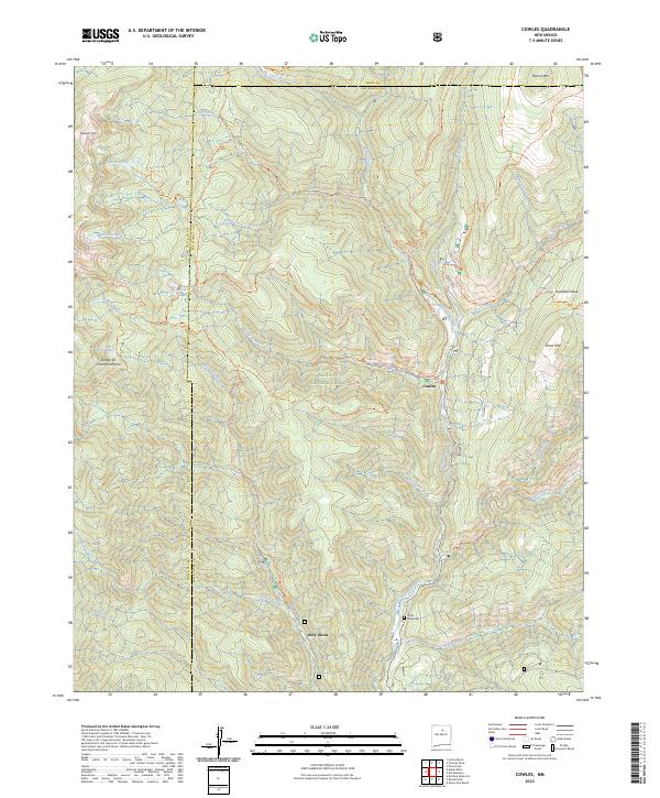 USGS Topographic Map – Cowles
