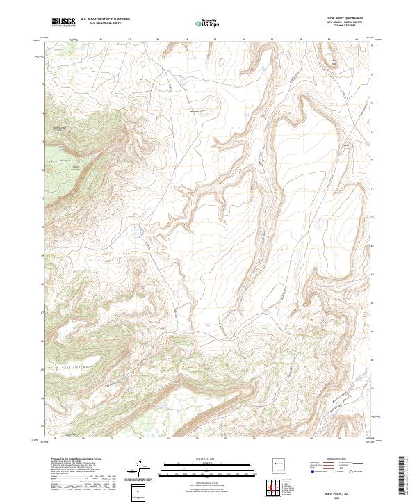 USGS Topographic Map – Crow Point