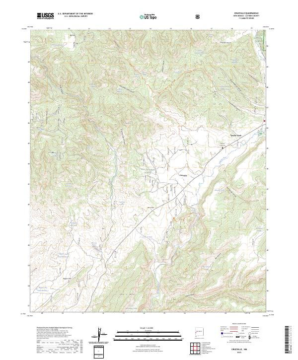 USGS Topographic Map – Cruzville
