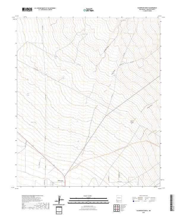 USGS Topographic Map – Culberson Ranch
