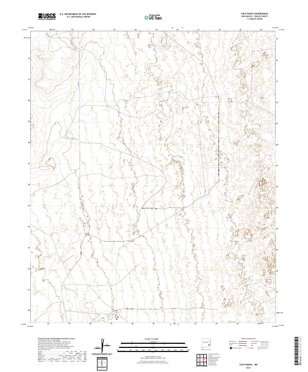 USGS Topographic Map – Culp Ranch