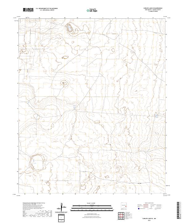 USGS Topographic Map – Curlew Lake SE