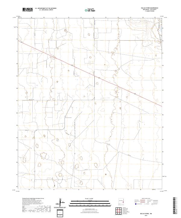 2023 Map of Dallas Store, 2023 Print