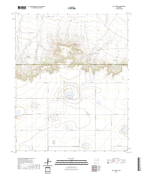 USGS Topographic Map – Day Canyon