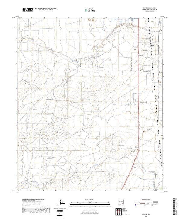 USGS Topographic Map – Dayton