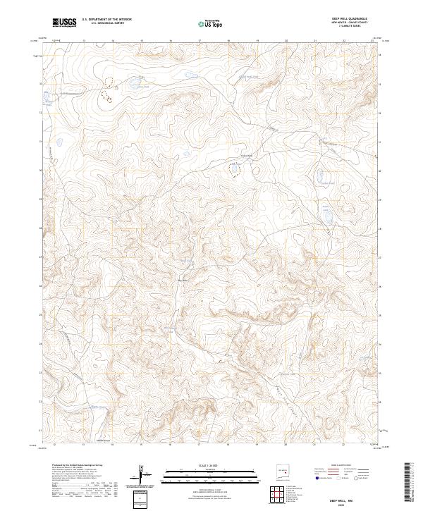 USGS Topographic Map – Deep Well